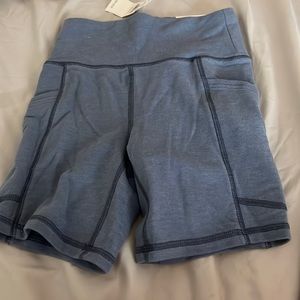Blue, American Eagle biker shorts